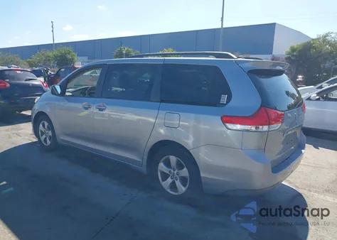 2012 Toyota Sienna Le V6 8 Passenger from USA, damaged, VIN 5TDKK3DC0CS278679